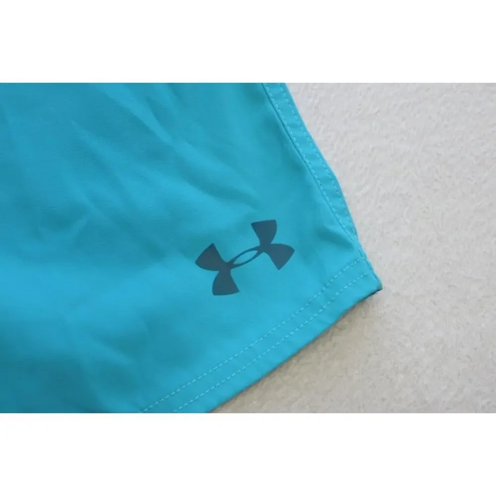 Under Armour Board Shorts HeatGear Loose Blue Athletic Water‎ Swim Mens Sz 38